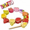 Classic World Wooden Blocks Fruits 13 tk.