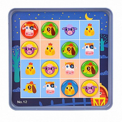 Puidust mäng Sudoku Farm Tooky Toy