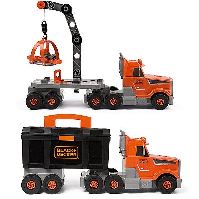 Kolm-ühes Black Decker Tools Truck Crane 60 Acc.