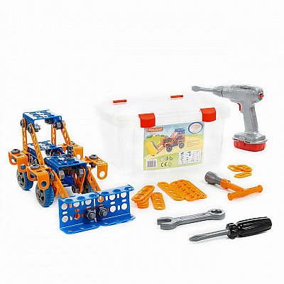 DIY Super Mechanic Set Ehitusplokid Inventor Wader Qt Polesie