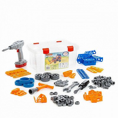 DIY Super Mechanic Set Ehitusplokid Inventor Wader Qt Polesie