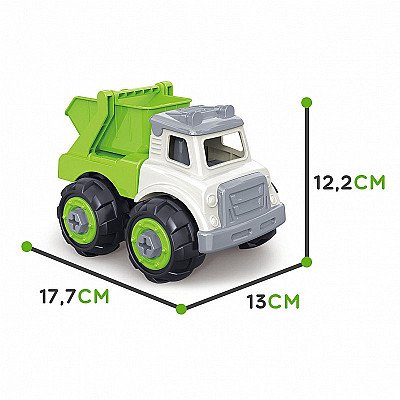 Woopie DIY ehituskomplekti veoauto ja kiivri kokkupanek