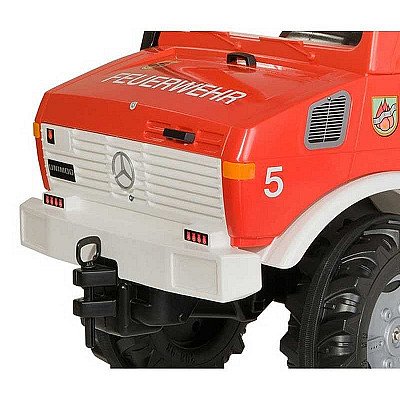 Mercedes Benz Unimog pedaaliga auto tuletõrjebrigaadi kukk