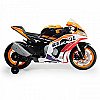 Injusa Honda Repsol 12V Mp3 akuga mootorratta kuni 50 kg täispuhutavad rattad