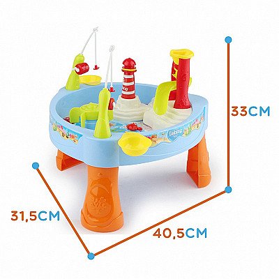 Woopie Water Table kalapüügimäng Light Sound 24 Ac.