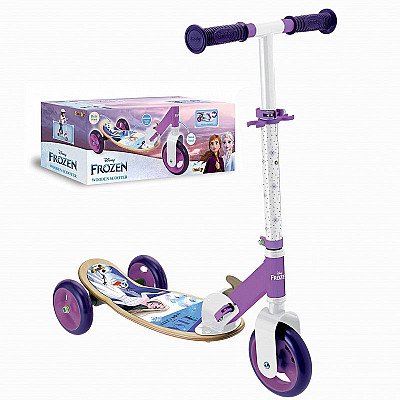 Smoby Scooter kolmerattaline külmutatud. Külmutatud puidust