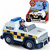 Simba Fireman Sam Police Jeep 4X4 mini actionfiguur