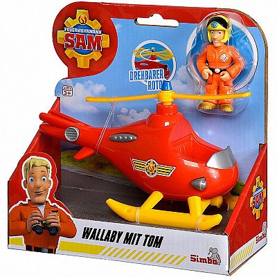 Simba tuletõrjuja Sam Helikopteri Wallaby minifiguur