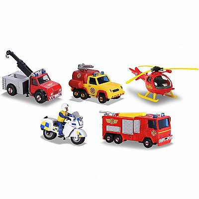 Fireman Sam Set 5 tk. Jada tuletõrjuja Sam