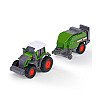 Traktor koos pressiga 18 cm. Dickie talu Fendt