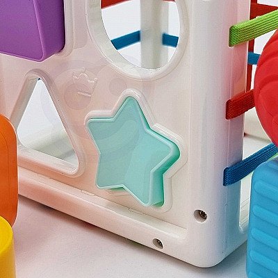 Värviliste kujundite Sensory Cube Sorter 11 e. Whoopie